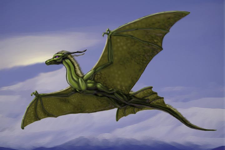 Zelený drak 15.